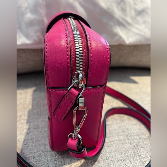 MCM Pink Leather Embellished Camera Bag - Picture 9 of 16